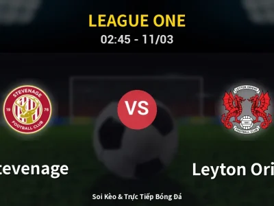Kết Quả: Stevenage 1-2 Leyton Orient – Highlight & Bàn Thắng | League One