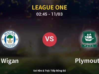 Kết Quả: Wigan 0-3 Plymouth – Highlight & Bàn Thắng | League One