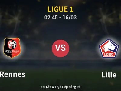 Kết Quả: Rennes 1-2 Lille – Highlight & Bàn Thắng | Ligue 1
