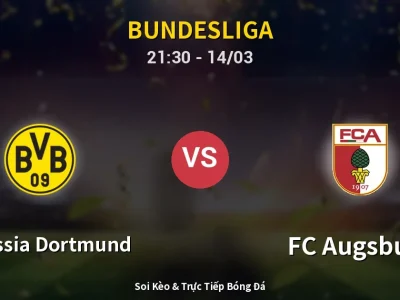 🔴 Trực Tiếp: Borussia Dortmund 1-0 FC Augsburg – Link Xem Bundesliga (Full HD)