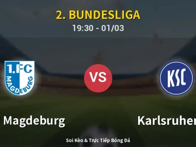 Kết Quả: 1. FC Magdeburg 1-3 Karlsruher SC – Highlight & Bàn Thắng | 2. Bundesliga