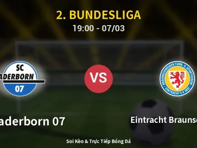 Kết Quả: SC Paderborn 07 1-1 Eintracht Braunschweig – Highlight & Bàn Thắng | 2. Bundesliga