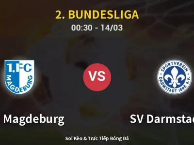 Kết Quả: 1. FC Magdeburg 1-1 SV Darmstadt 98 – Highlight & Bàn Thắng | 2. Bundesliga