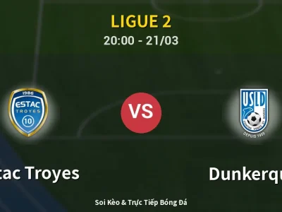 Soi Kèo Estac Troyes vs Dunkerque – 20:00 21/03 | Nhận Định, Dự Đoán Tỷ Số