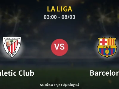 Kết Quả: Athletic Club 0-1 Barcelona – Highlight & Bàn Thắng | La Liga