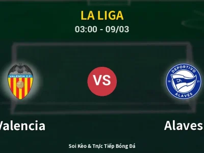 Kết Quả: Valencia 3-2 Alaves – Highlight & Bàn Thắng | La Liga