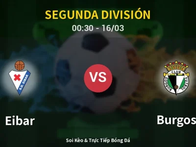 Kết Quả: Eibar 0-0 Burgos – Highlight & Bàn Thắng | Segunda División