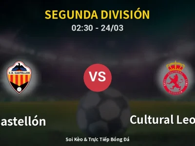 Kết Quả: Castellón 1-1 Cultural Leonesa – Highlight & Bàn Thắng | Segunda División