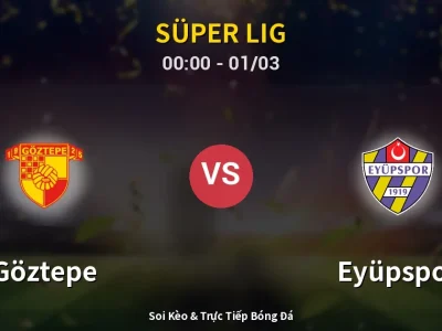 Kết Quả: Göztepe 0-0 Eyüpspor – Highlight & Bàn Thắng | Süper Lig