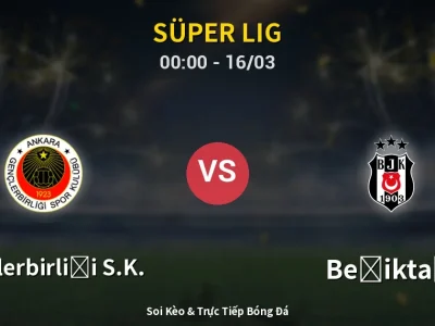 Kết Quả: Gençlerbirliği S.K. 0-2 Beşiktaş – Highlight & Bàn Thắng | Süper Lig