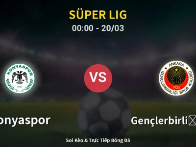 Kết Quả: Konyaspor 1-0 Gençlerbirliği S.K. – Highlight & Bàn Thắng | Süper Lig