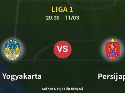 🔴 Trực Tiếp: PSIM Yogyakarta 2-2 Persijap – Link Xem Liga 1 (Full HD)