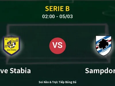Kết Quả: Juve Stabia 1-1 Sampdoria – Highlight & Bàn Thắng | Serie B