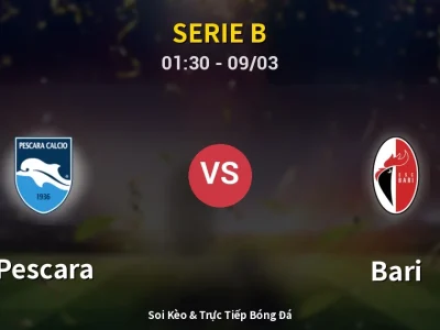Kết Quả: Pescara 4-0 Bari – Highlight & Bàn Thắng | Serie B