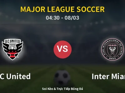 Kết Quả: DC United 1-2 Inter Miami – Highlight & Bàn Thắng | Major League Soccer