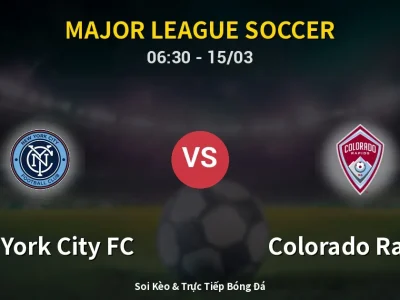 Kết Quả: New York City FC 3-1 Colorado Rapids – Highlight & Bàn Thắng | Major League Soccer