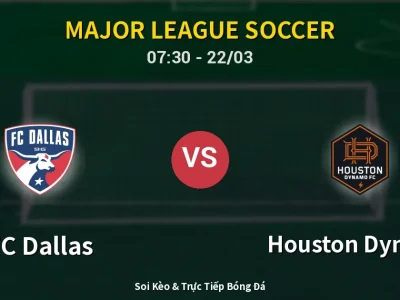Kết Quả: FC Dallas 4-3 Houston Dynamo – Highlight & Bàn Thắng | Major League Soccer