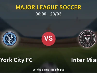 Kết Quả: New York City FC 2-3 Inter Miami – Highlight & Bàn Thắng | Major League Soccer