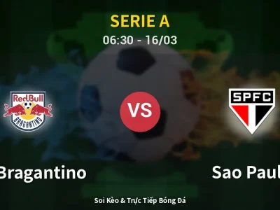Kết Quả: RB Bragantino 1-2 Sao Paulo – Highlight & Bàn Thắng | Serie A