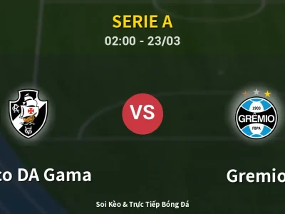 Kết Quả: Vasco DA Gama 2-1 Gremio – Highlight & Bàn Thắng | Serie A