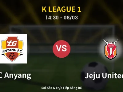 Kết Quả: FC Anyang 2-1 Jeju United FC – Highlight & Bàn Thắng | K League 1