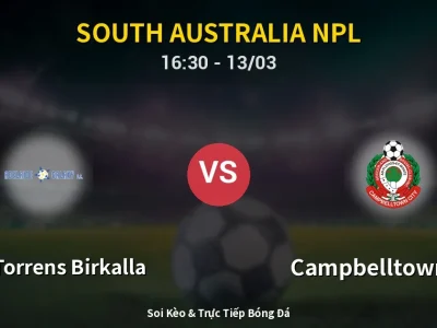 Kết Quả: West Torrens Birkalla 3-2 Campbelltown City – Highlight & Bàn Thắng | South Australia NPL