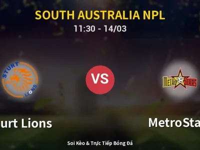 Kết Quả: Sturt Lions 0-1 MetroStars – Highlight & Bàn Thắng | South Australia NPL