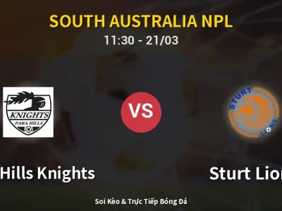 Kết Quả: Para Hills Knights 0-5 Sturt Lions – Highlight & Bàn Thắng | South Australia NPL