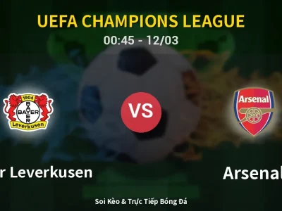 Kết Quả: Bayer Leverkusen 1-1 Arsenal – Highlight & Bàn Thắng | UEFA Champions League