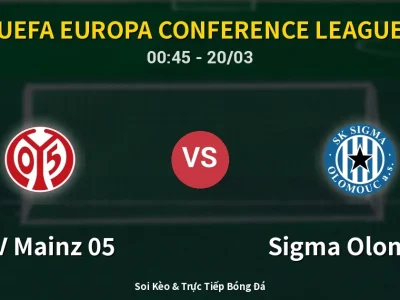 Kết Quả: FSV Mainz 05 2-0 Sigma Olomouc – Highlight & Bàn Thắng | UEFA Europa Conference League