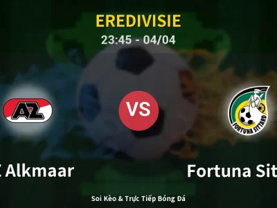 Soi Kèo AZ Alkmaar vs Fortuna Sittard – 23:45 04/04 | Nhận Định, Dự Đoán Tỷ Số