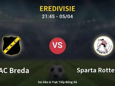 Soi Kèo NAC Breda vs Sparta Rotterdam – 21:45 05/04 | Nhận Định, Dự Đoán Tỷ Số
