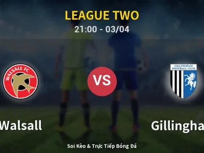 🔴 Trực Tiếp: Walsall 2-2 Gillingham – Link Xem League Two (Full HD)