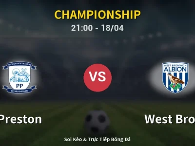 Soi Kèo Preston vs West Brom – 21:00 18/04 | Nhận Định, Dự Đoán Tỷ Số