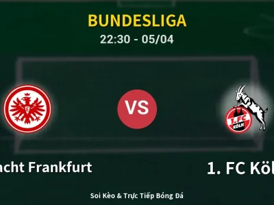 Soi Kèo Eintracht Frankfurt vs 1. FC Köln – 22:30 05/04 | Nhận Định, Dự Đoán Tỷ Số
