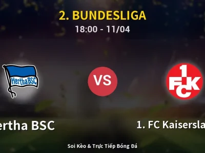 Soi Kèo Hertha BSC vs 1. FC Kaiserslautern – 18:00 11/04 | Nhận Định, Dự Đoán Tỷ Số