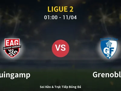 🔴 Trực Tiếp: Guingamp 0-1 Grenoble – Link Xem Ligue 2 (Full HD)
