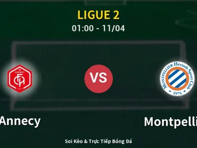 🔴 Trực Tiếp: Annecy 0-0 Montpellier – Link Xem Ligue 2 (Full HD)