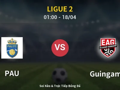 Kết Quả: PAU 2-1 Guingamp – Highlight & Bàn Thắng | Ligue 2
