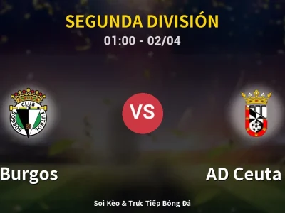 Kết Quả: Burgos 1-1 AD Ceuta FC – Highlight & Bàn Thắng | Segunda División