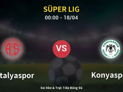 🔴 Trực Tiếp: Antalyaspor 0-0 Konyaspor – Link Xem Süper Lig (Full HD)