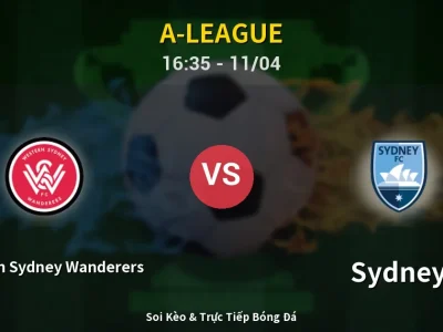 Soi Kèo Western Sydney Wanderers vs Sydney – 16:35 11/04 | Nhận Định, Dự Đoán Tỷ Số