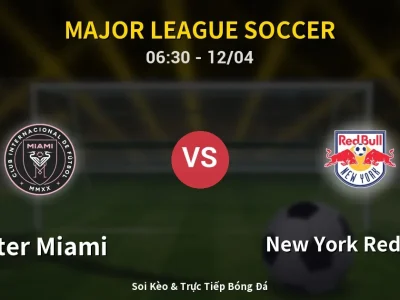 Kết Quả: Inter Miami 2-2 New York Red Bulls – Highlight & Bàn Thắng | Major League Soccer