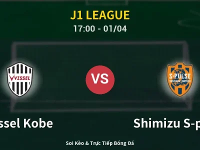 Kết Quả: Vissel Kobe 2-0 Shimizu S-pulse – Highlight & Bàn Thắng | J1 League