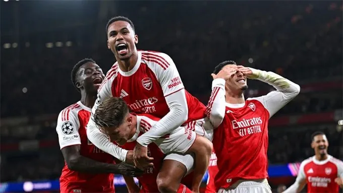 Arsenal là ứng cử viên hàng đầu cho chức vô địch Champions League