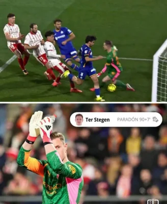 Ngay trận đầu tiên rời Barca, Ter Stegen gây sốc với pha cứu thua 'thần sầu' cho Girona 1