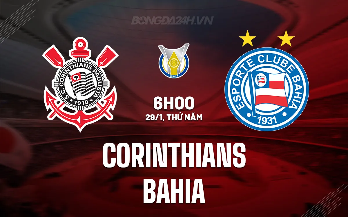 Corinthians vs Bahia Corinthians vs Bahia