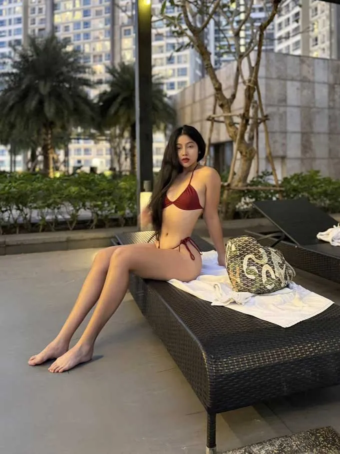 Trần Kim Hà tập luyện thể thao