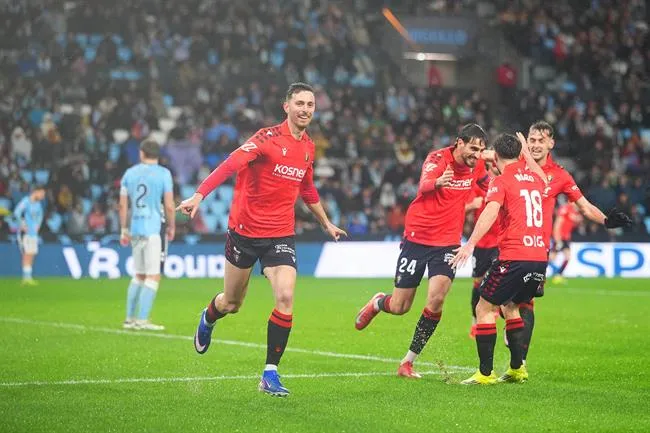 Osasuna vừa thắng Celta Vigo