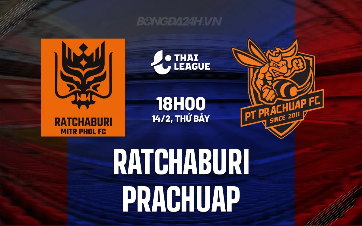 Ratchaburi vs Prachuap: Cuộc đua Top 2 Thai League 2025/26 – Dự đoán tỷ số, đội hình ra sân